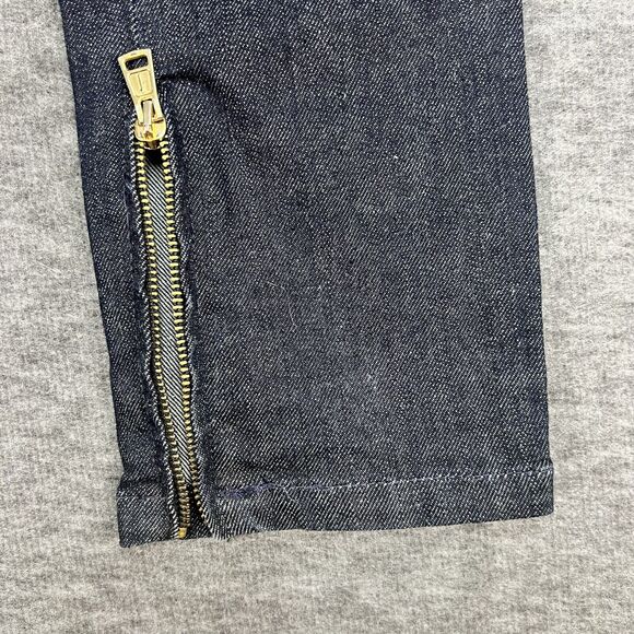 Exte Jean Pants Women's Size 26 Black Lace & Beads Made in Italy - Picture 12 of 16